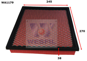 Air Filter Fits Jeep WA1179 - Wesfil