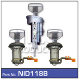 Ignition Barrel & Doors NID118B - Nice Products | Universal Auto Spares