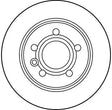 Brake Disc DF2777S - TRW