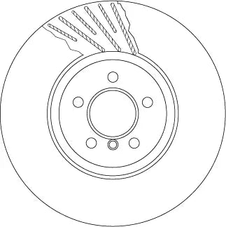 Brake Disc DF6614S - TRW