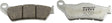 Brake Pad Set, Disc Brake MCB648 - TRW