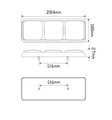 282 Series 12-24 Volt Blister 282ARWM - LED AutoLamps