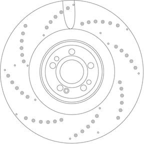 Brake Disc DF8696S - TRW