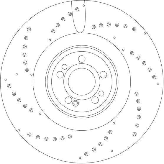 Brake Disc DF8696S - TRW