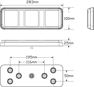 283 Series 2-24 Volt Single Blister - LED AutoLamps