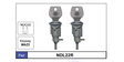 Door Locks pair NDL22R - Nice Products | Universal Auto Spares