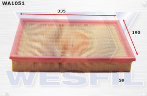 Air Filter A1486 Fits Mercedes WA1051 - Wesfil