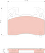 Brake Pad Set, Disc Brake GDB8438 - TRW