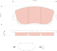 Brake Pad Set, Disc Brake GDB8450DT - TRW