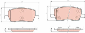 Brake Pad Set, Disc Brake GDB848 - TRW