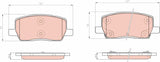Brake Pad Set, Disc Brake GDB8480BTE - TRW