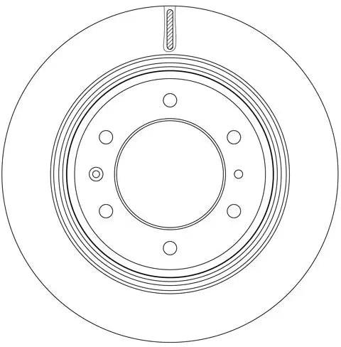 Brake Disc DF8742S - TRW
