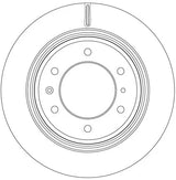 Brake Disc DF8742S - TRW