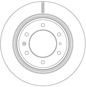 Brake Disc DF8742S - TRW