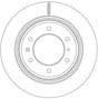Brake Disc DF8742S - TRW