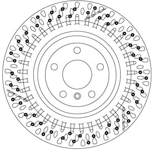Brake Disc DF8746S - TRW