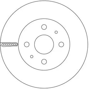 Brake Disc DF8758S - TRW
