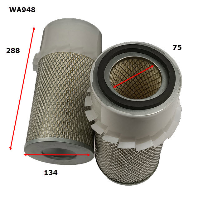 Air Filter HDA5584 Fits Mitsubishi WA948 - Wesfil | Universal Auto Spares