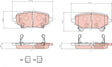 Brake Pad Set, Disc Brake GDB8398 - TRW