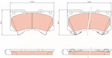 Brake Pad Set, Disc Brake GDB8333DT - TRW