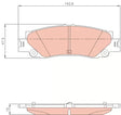 Brake Pad Set, Disc Brake GDB8434 - TRW