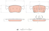 Brake Pad Set, Disc Brake GDB8490DT - TRW