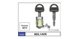 Door Lock NDL14VR - Nice Products | Universal Auto Spares