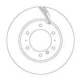 Brake Disc DF8748S - TRW