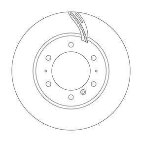 Brake Disc DF8748S - TRW