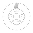 Brake Disc DF8757S - TRW
