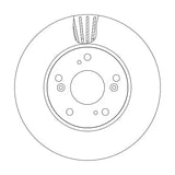 Brake Disc DF8757S - TRW