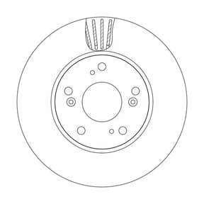 Brake Disc DF8757S - TRW