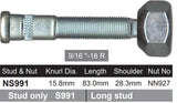 Stud & Nut NS991 - Nice Products | Universal Auto Spares