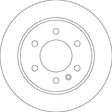 Brake Disc DF6596S - TRW