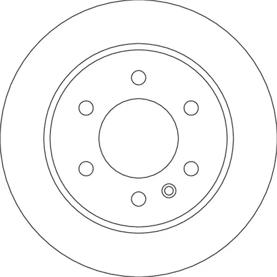 Brake Disc DF6596S - TRW
