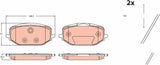 Brake Pad Set, Disc Brake GDB2475 - TRW