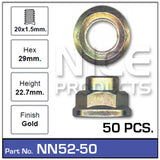 Hub-Nut NN52-50 - Nice Products | Universal Auto Spares