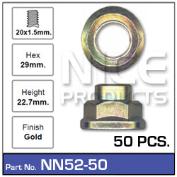 Hub-Nut NN52-50 - Nice Products | Universal Auto Spares