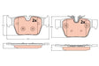 Brake Pad Set, Disc Brake GDB2384 - TRW