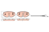Brake Pad Set, Disc Brake GDB2394 - TRW