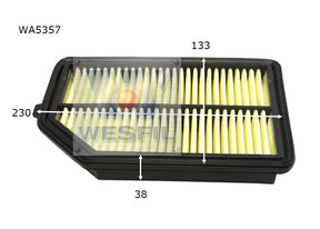 Air Filter A1888 Fits Honda WA5357 - Wesfil
