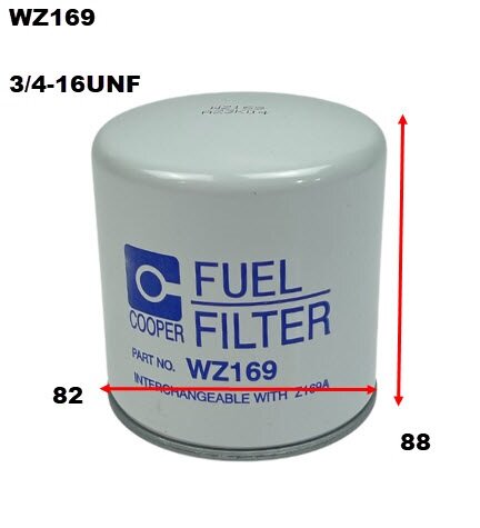 Diesel Fuel Filter Z169 Fits Daihatsu/Jeep/LandRover/Holden WZ169 - Wesfil | Universal Auto Spares