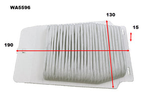 HV Battery Air Filter Fits Lexus/Toyota WA5596 - Wesfil