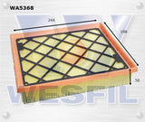 Air Filter A1885 Fits Ford WA5368 - Wesfil