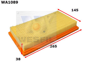 Air Filter A1451 Fits Kia WA1089 - Wesfil