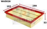 Air Filter A1554 Fits Ford WA5026 - Wesfil