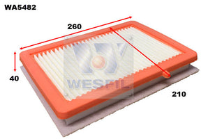 Air Filter A1971 Fits Holden WA5482 - Wesfil