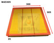 Air Filter A1884 Fits Ford WA5305 - Wesfil