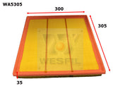Air Filter A1884 Fits Ford WA5305 - Wesfil