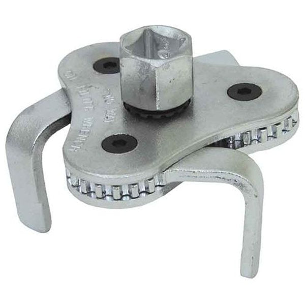 3 Claw Oil Filter Wrench Fits Filters With Adaptor - PKTool